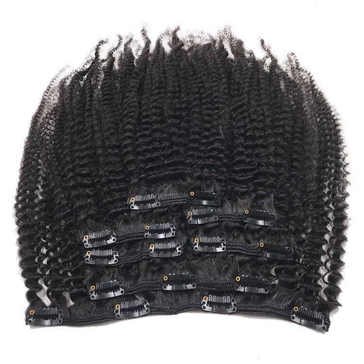 Afro Clip Ins | Afro Clip In Hair Extensions | Crowned Belles
